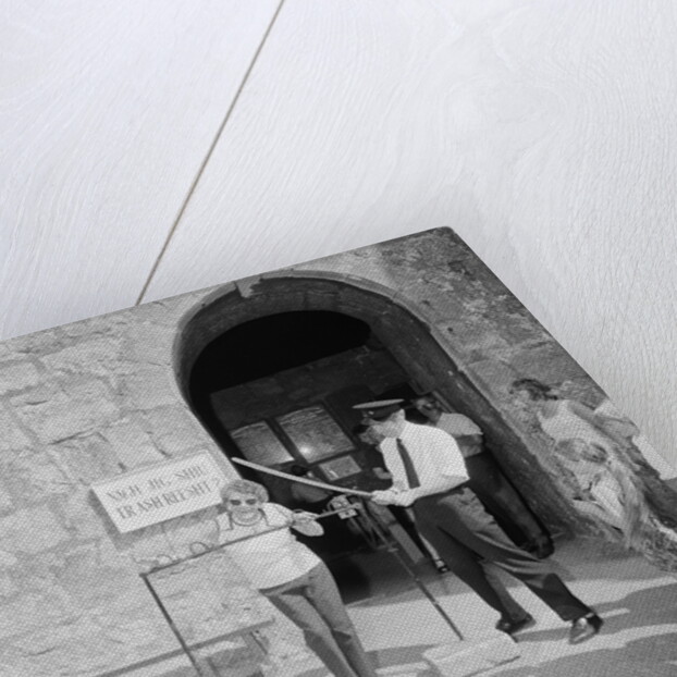 Visitor to Castle Rushen by Manx Press Pictures