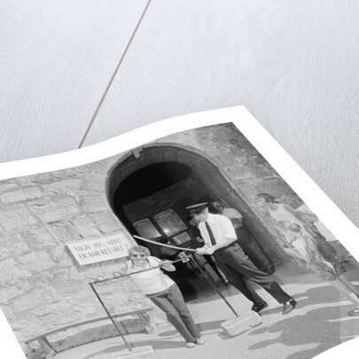 Visitor to Castle Rushen by Manx Press Pictures
