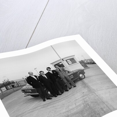 Tourist Board staff on Douglas Pier by Manx Press Pictures