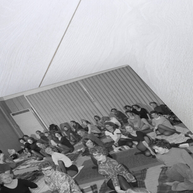 Yoga class, Isle of Man College of Further Education by Manx Press Pictures