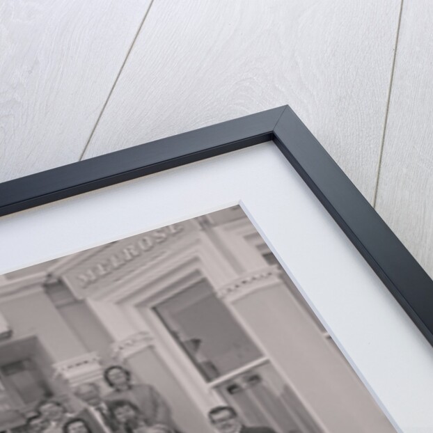 Dart players outside Edinburgh hotel by Manx Press Pictures
