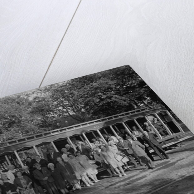 Ramsey old age pensioners at Snaefell Electric Railway by Manx Press Pictures