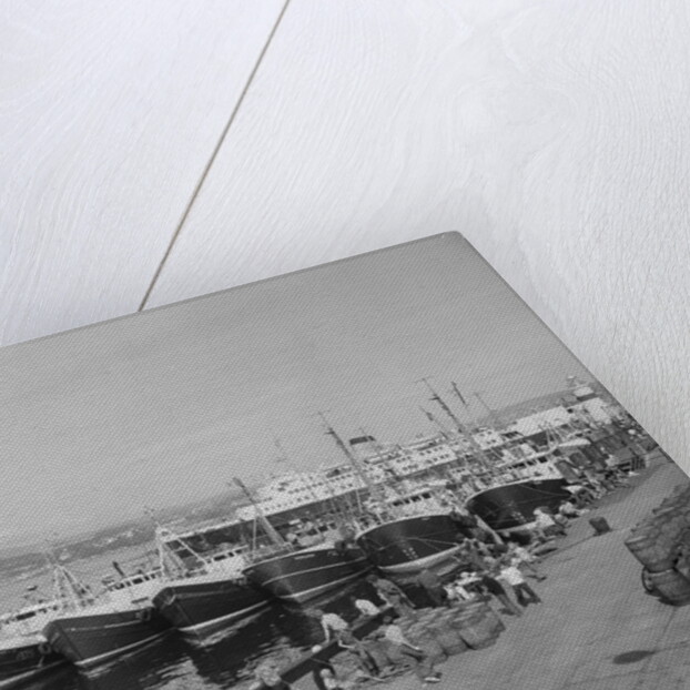 Fishing boats in Douglas Harbour by Manx Press Pictures