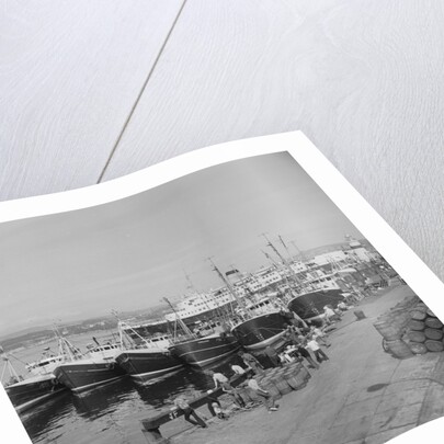 Fishing boats in Douglas Harbour by Manx Press Pictures