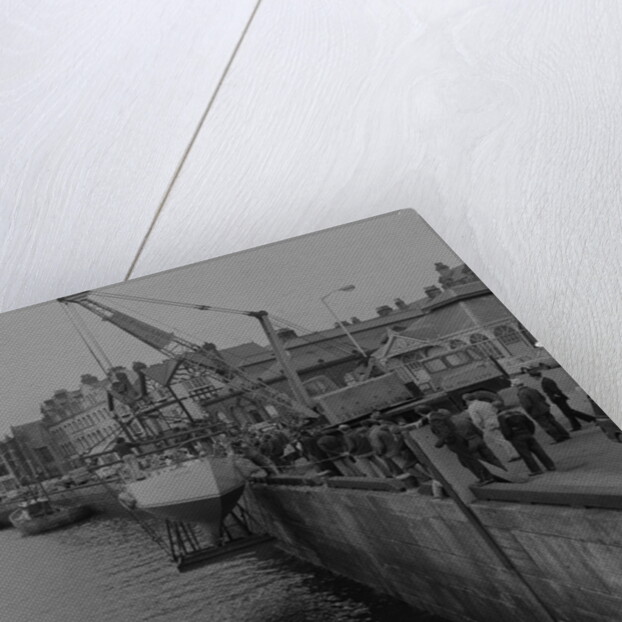 Boat launch on Douglas North Quay by Manx Press Pictures