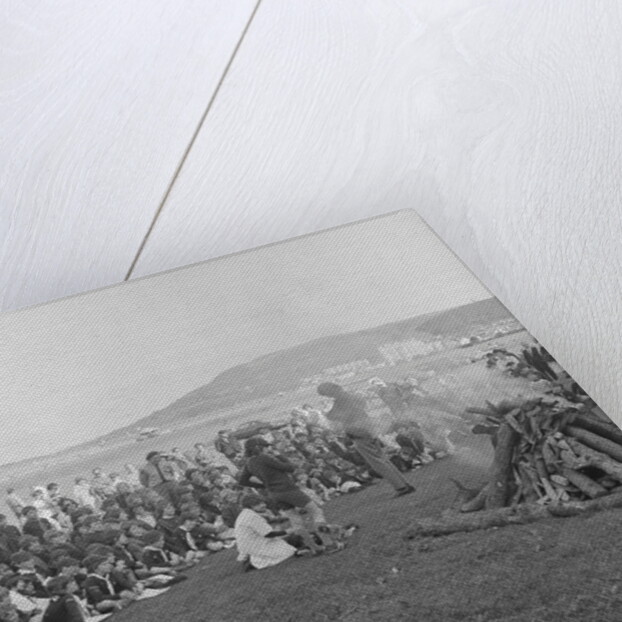 Cubs camp fire, Ramsey by Manx Press Pictures