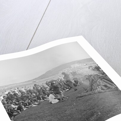 Cubs camp fire, Ramsey by Manx Press Pictures