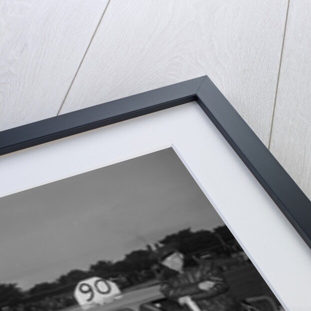 Stock car racing (Dave Craine in driver's seat) by Manx Press Pictures