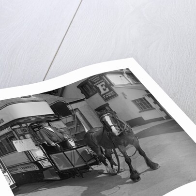 Jack Dugdale, horse tram driver by Manx Press Pictures