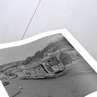 Silver Manx Electric Railway tram by Manx Press Pictures