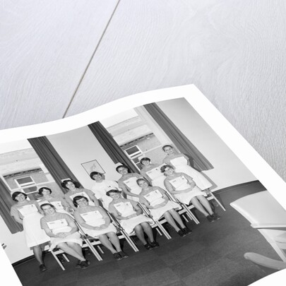 Student nurses, Noble's Hospital, Douglas by Manx Press Pictures