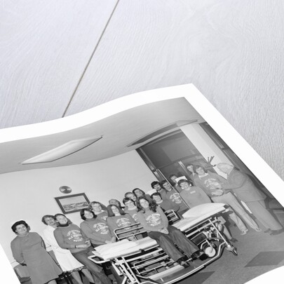 Castletown Ale Drinkers Society presentation to Noble's Hospital, Douglas by Manx Press Pictures
