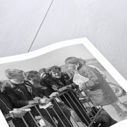 TT bikers waiting to leave on the boat by Manx Press Pictures