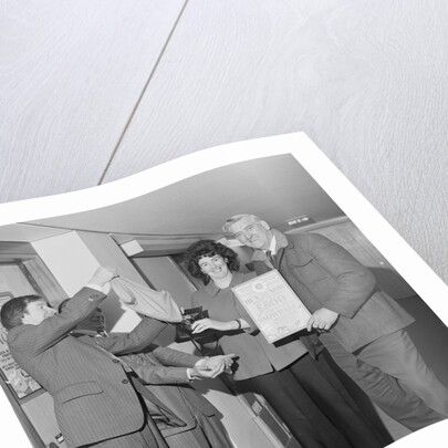 First £500 winner, Manx Lottery by Manx Press Pictures