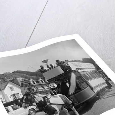 Horse tram parade, Douglas Promenade by Manx Press Pictures