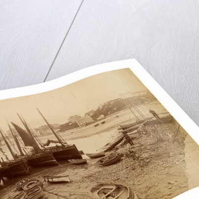 Fishing boats in Port Erin Bay by unknown