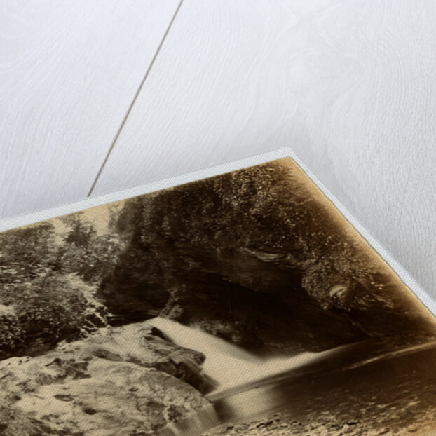 Glen Maye waterfall by W. H. Tomkinson