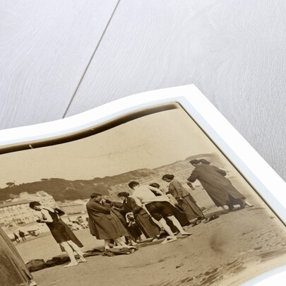 Bathers on Douglas beach by Anonymous