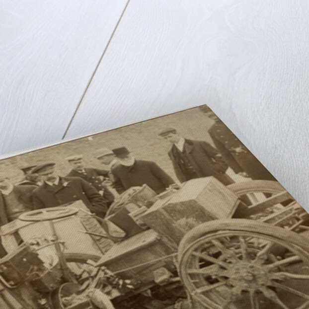 W.T. Clifford Earp, crash at 1904 Gordon Bennett Trials by Anonymous