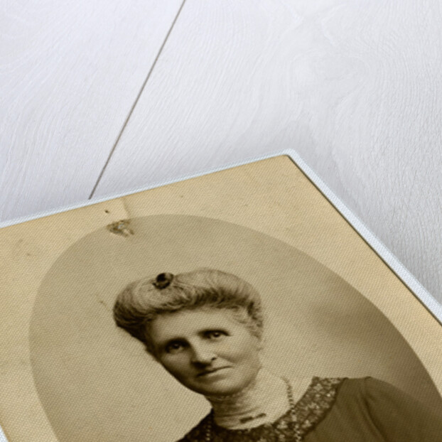 Mrs Mary Agusta Kneale (nee Sumner) - studio portrait by George Bellett Cowen