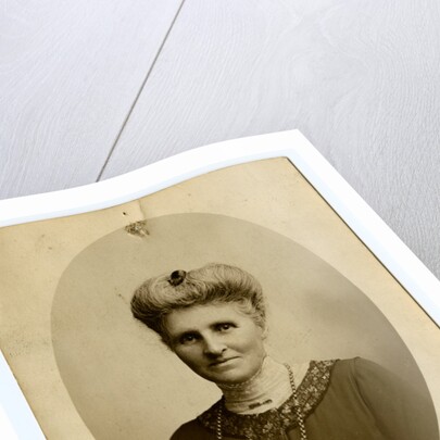 Mrs Mary Agusta Kneale (nee Sumner) - studio portrait by George Bellett Cowen