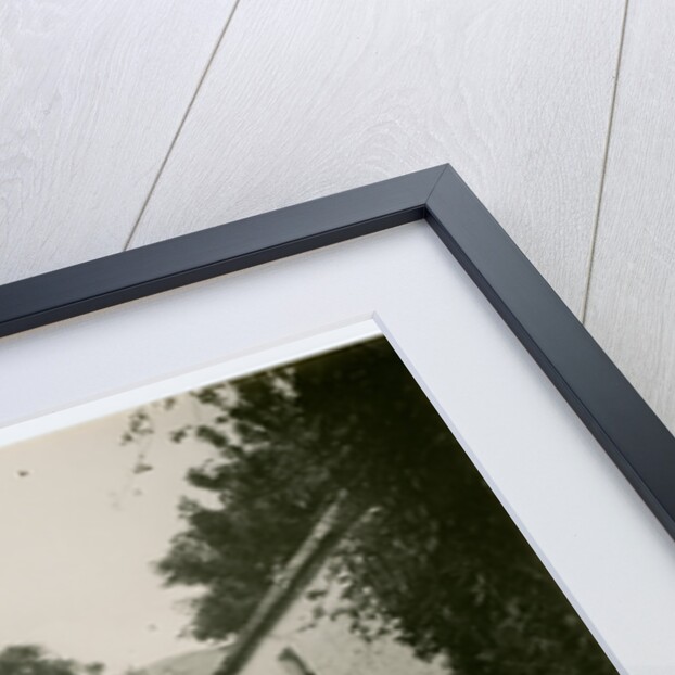 John Christian in his farmyard, behind Sulby woollen mill by Anonymous