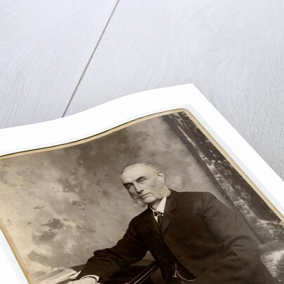 Deemster John Frederick Gill - seated at a desk by George Bellett Cowen