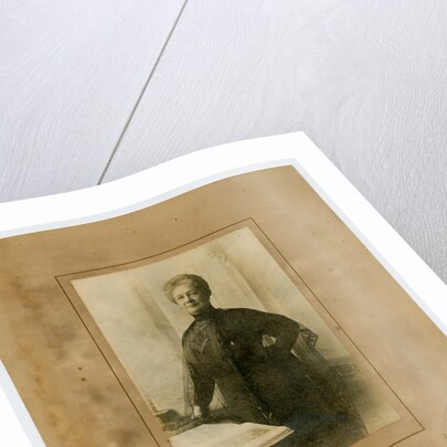 Mrs Laughton - framed portrait by George Bellett Cowen