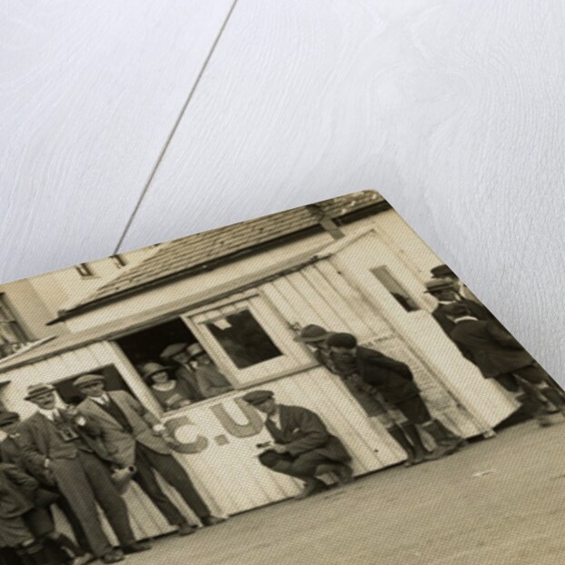 Group of officials and spectators in Parliament Square, Ramsey, 1929 (?), TT (Tourist Trophy), Isle of Man by Midwood