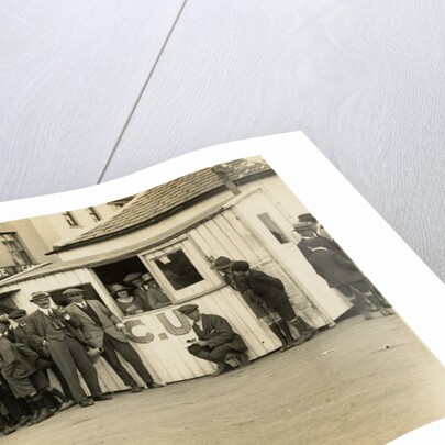 Group of officials and spectators in Parliament Square, Ramsey, 1929 (?), TT (Tourist Trophy), Isle of Man by Midwood