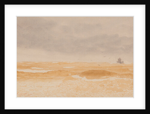 A wintery sea, Douglas by John Miller Nicholson