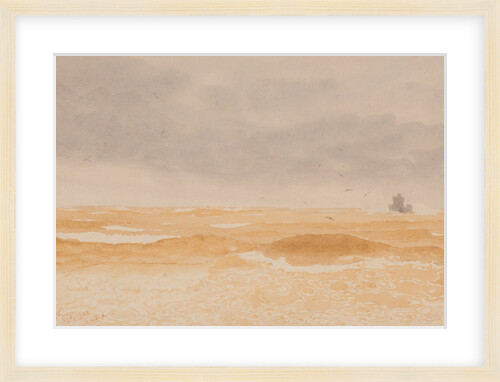 A wintery sea, Douglas by John Miller Nicholson