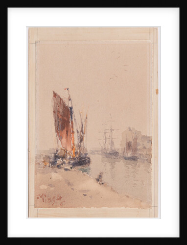 Quay Scene, 1894 by John Miller Nicholson