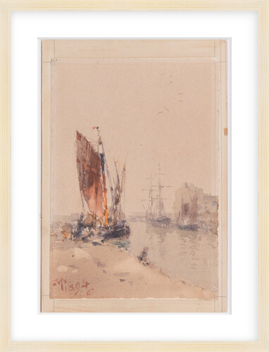 Quay Scene, 1894 by John Miller Nicholson