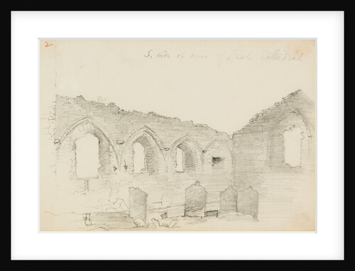 South Side of Nave of Peel Cathedral by Mary Anne Goodman