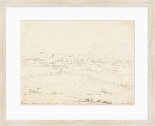 Port Erin and Bradda Head, Isle of Man, with herring fleet going out by Mary Anne Goodman