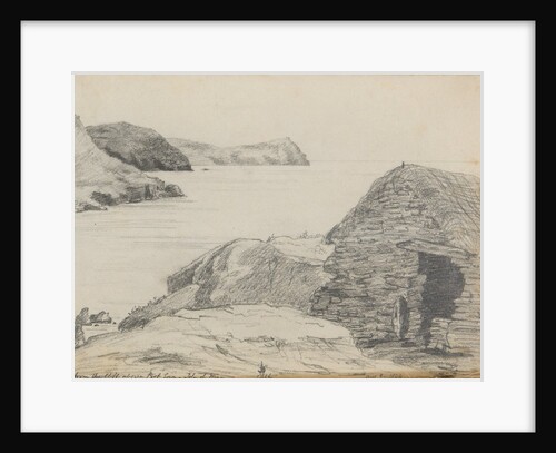 View from the cliff above Port Erin, Isle of Man by Mary Anne Goodman