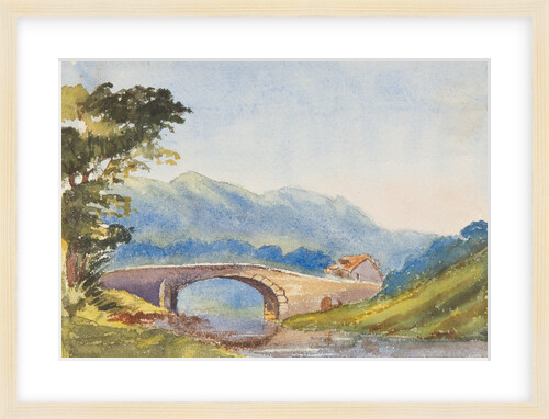 Manx Landscape with bridge by Georgina Gore Currie