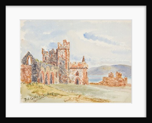 Peel Castle and Cathedral by Georgina Gore Currie