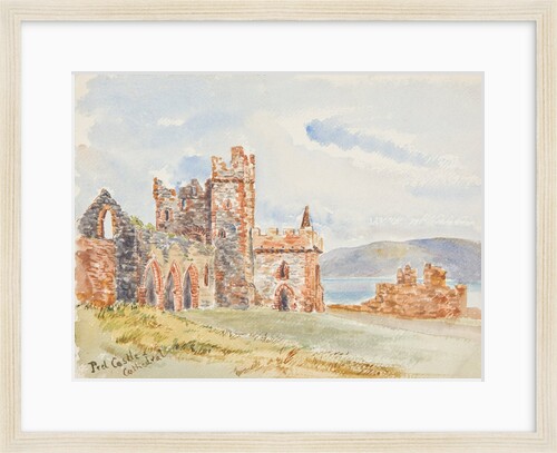 Peel Castle and Cathedral by Georgina Gore Currie