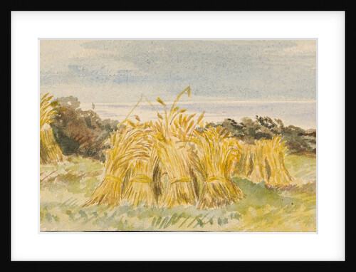 Corn stooks by Georgina Gore Currie