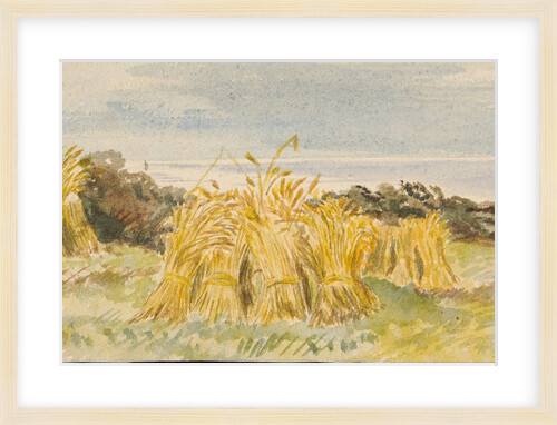 Corn stooks by Georgina Gore Currie