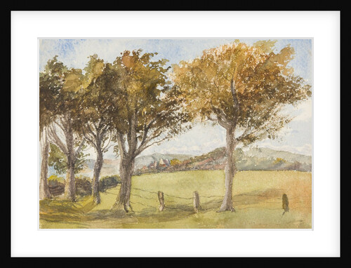 Manx Landscape with trees by Georgina Gore Currie