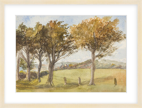 Manx Landscape with trees by Georgina Gore Currie