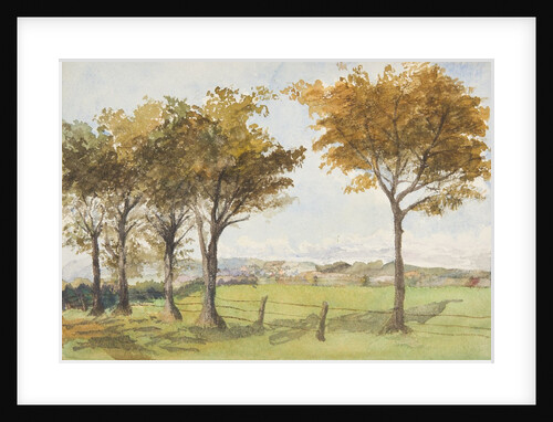 Manx Landscape with trees by Georgina Gore Currie