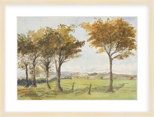Manx Landscape with trees by Georgina Gore Currie
