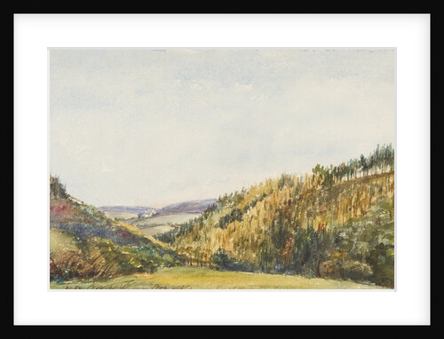 Manx Landscape with woodland by Georgina Gore Currie