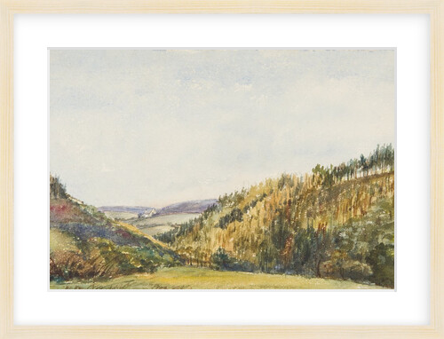 Manx Landscape with woodland by Georgina Gore Currie