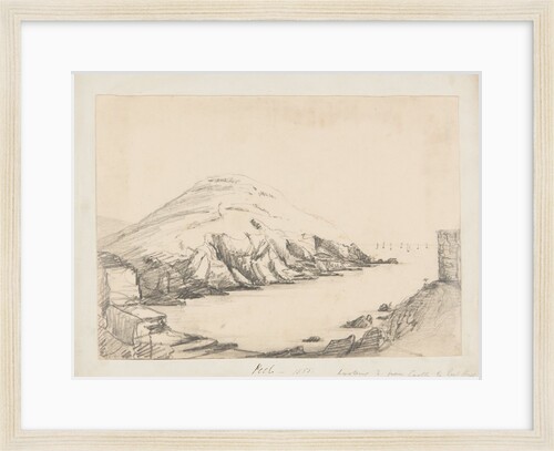 Peel looking south from Castle to Peel Hill by Georgina Gore Currie