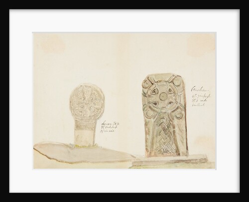 Lonan Cross and Onchan Cross by Lucy Emma Lynam